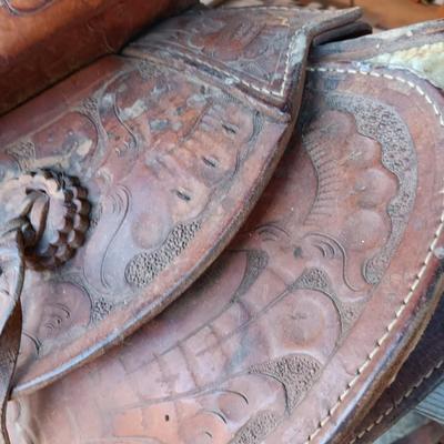 Buck Steiner Western Saddle with breast collar