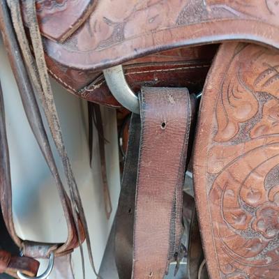 Buck Steiner Western Saddle with breast collar