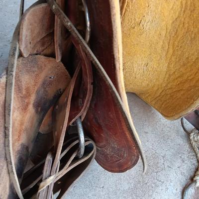 Antique Child's Saddle / Pony saddle