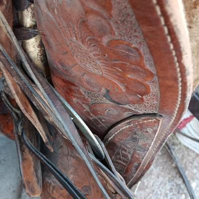 Antique Child's Saddle / Pony saddle