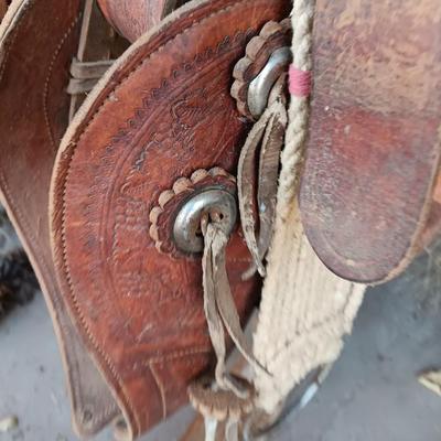 Antique Child's Saddle / Pony saddle