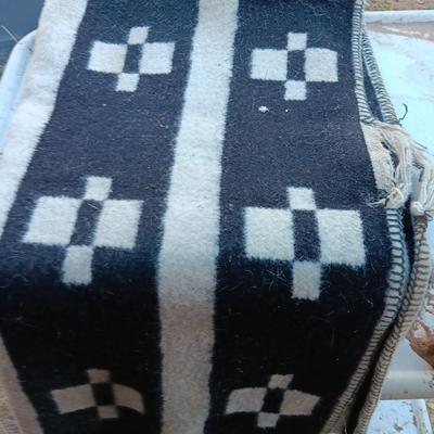 Two saddle blankets