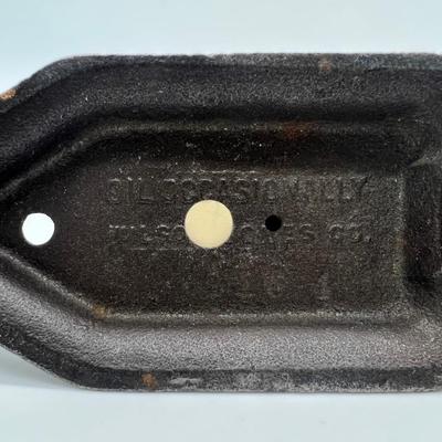 Antique Wilson Jones Co. Cast Iron Single Hole Paper Punch