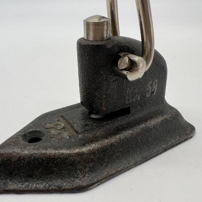Antique Wilson Jones Co. Cast Iron Single Hole Paper Punch