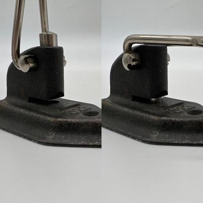 Antique Wilson Jones Co. Cast Iron Single Hole Paper Punch