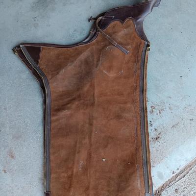 Leather Western Chaps