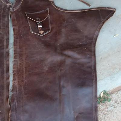 Leather Western Chaps