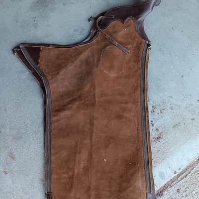 Leather Western Chaps