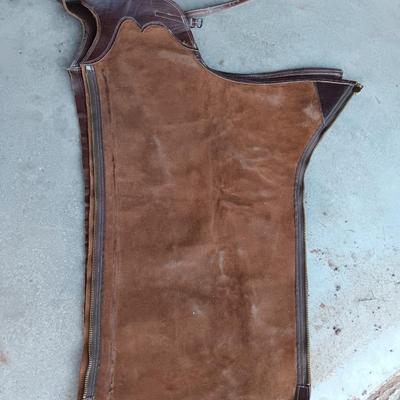 Leather Western Chaps