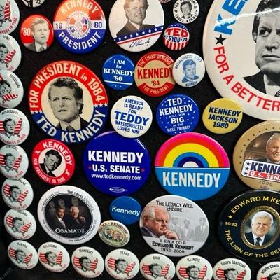 Lot 41 Edward Kennedy Button Collection