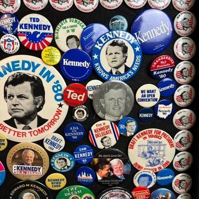 Lot 41 Edward Kennedy Button Collection
