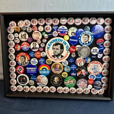 Lot 41 Edward Kennedy Button Collection