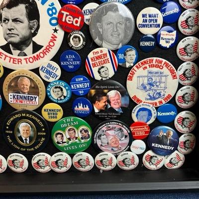 Lot 41 Edward Kennedy Button Collection