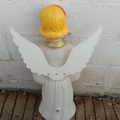 Vintage Empire Blow Mold Angel Choir Hymn girl