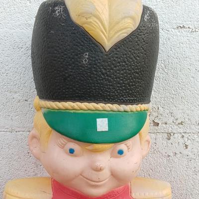 Vintage Drummer boy Blow Mold No markings found.