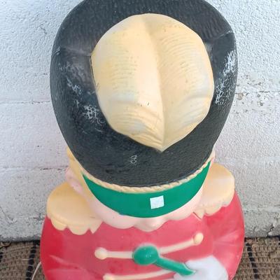 Vintage Drummer boy Blow Mold No markings found.