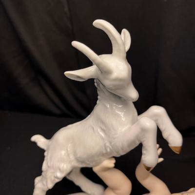 Goat & boy figure