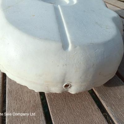 Vintage Blow Mold Santa face