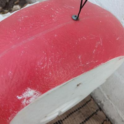 Vintage Blow Mold Santa face