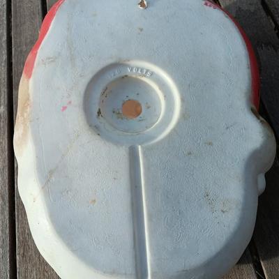 Vintage Blow Mold Santa face