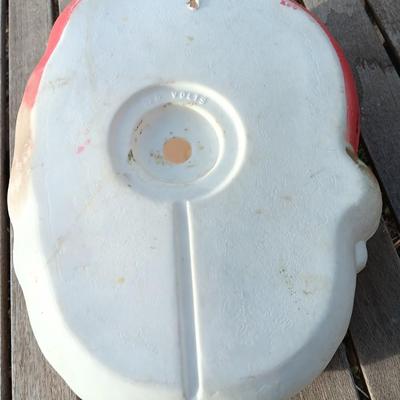 Vintage Blow Mold Santa face