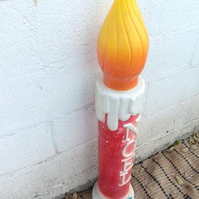 Vintage NOEL candle Blow Mold Dapol Industries