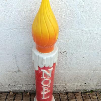 Vintage NOEL candle Blow Mold Dapol Industries
