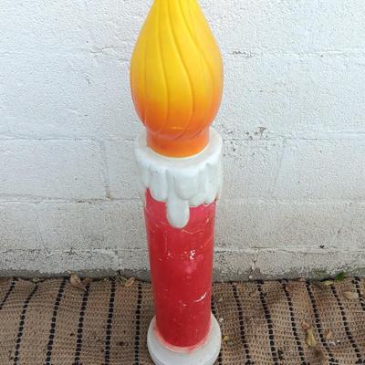 Vintage NOEL candle Blow Mold Dapol Industries