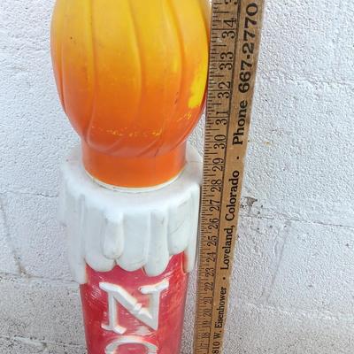 Vintage NOEL candle Blow Mold Dapol Industries