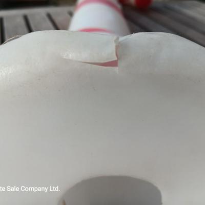 Vintage Candy cane blow mold
