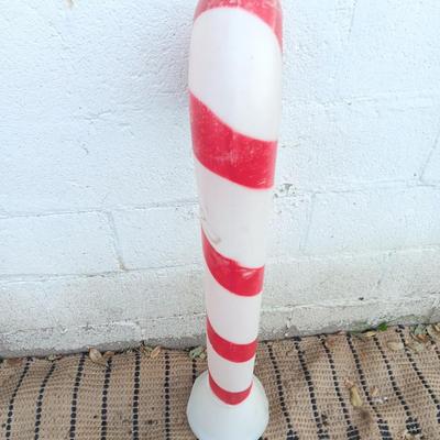 Vintage Candy cane blow mold