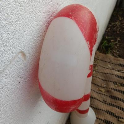 Vintage Candy cane blow mold