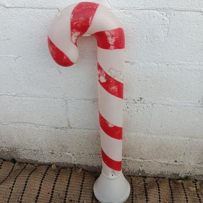 Vintage Candy cane blow mold