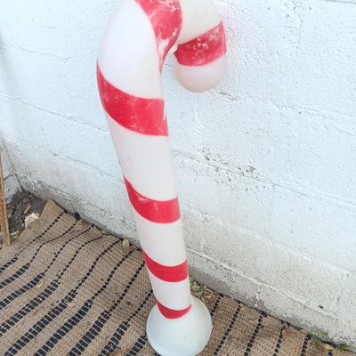 Vintage Candy cane blow mold