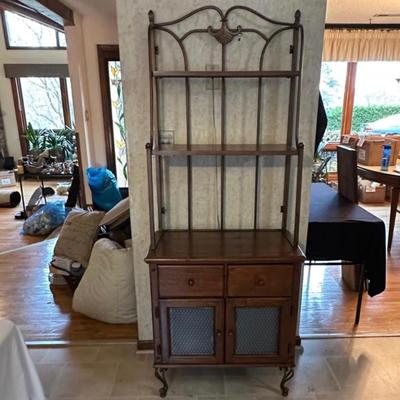 Bakers Rack with Storage (K-KL)