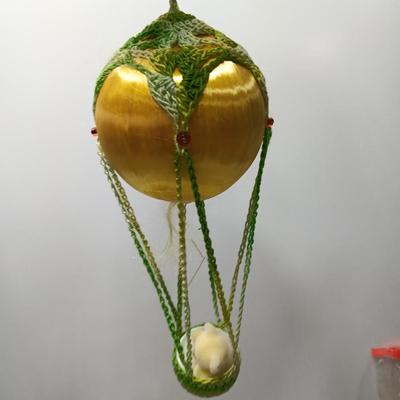 Vintage Gold string satin ornaments