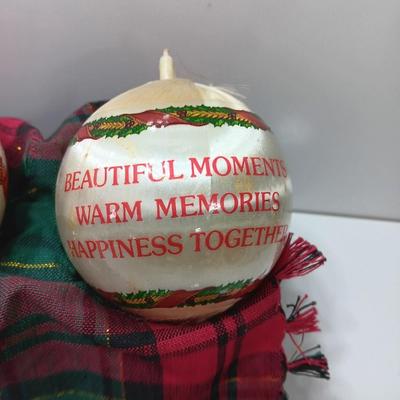 Four 1980's Christmas collectible ornaments - Baby's First