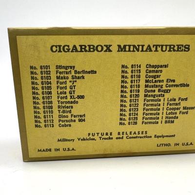 1967 Aurora Cigarbox Diecast  Cars