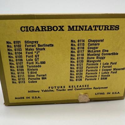 1967 Aurora Cigarbox Diecast  Cars