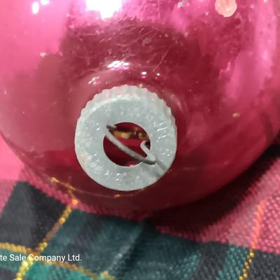 Three Vintage Shiny Brite Ornaments with Stars and Planets