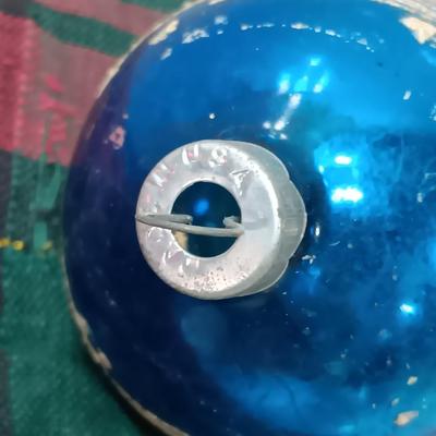 Three Vintage Shiny Brite Ornaments with Stars and Planets