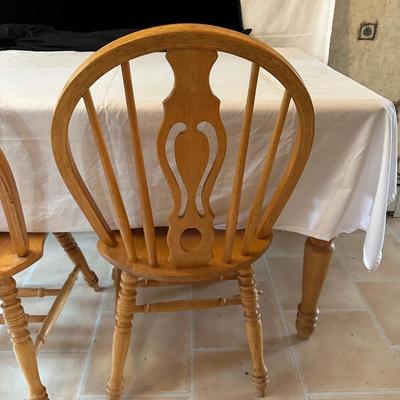 Solid Wood Table & Chairs (K-KL)