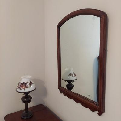 Wood Framed Mirror (MB-BBL)