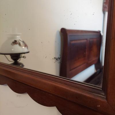 Wood Framed Mirror (MB-BBL)