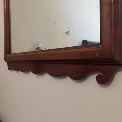 Wood Framed Mirror (MB-BBL)