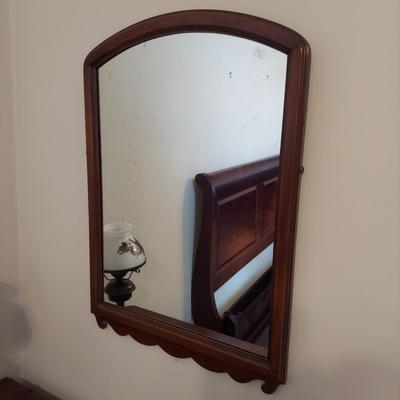Wood Framed Mirror (MB-BBL)