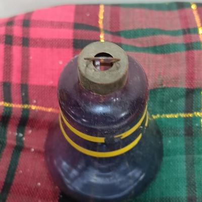 Vintage glass bell ornaments - Shiny Brite