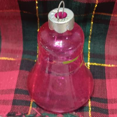 Vintage glass bell ornaments - Shiny Brite
