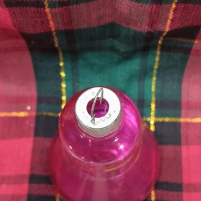 Vintage glass bell ornaments - Shiny Brite