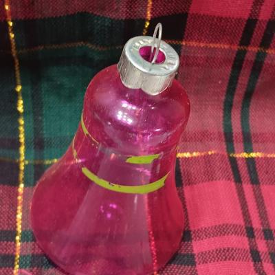 Vintage glass bell ornaments - Shiny Brite
